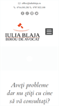 Mobile Screenshot of iuliablaja.ro